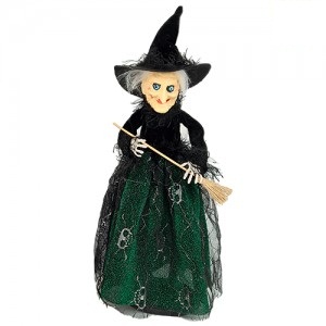 Bruja c/ Escoba 46cm x 21cm HD432