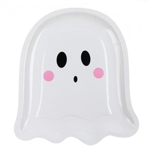 Plato forma Fantasma x 6un 20x22cm  DPC116