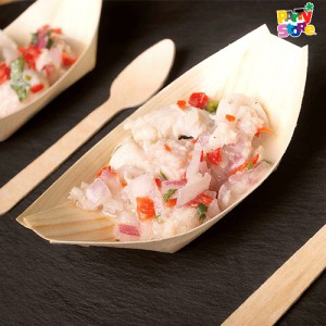 Bote de Madera 13cm x 50un  DBB130