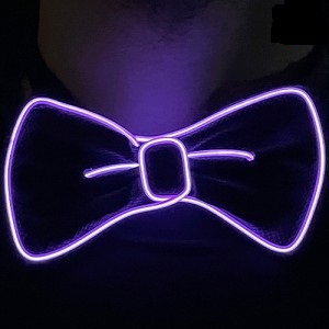 Moño Hot LED Violeta XLC18VI