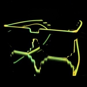 Anteojos 8 BIT LED Amarillo XLL18AM