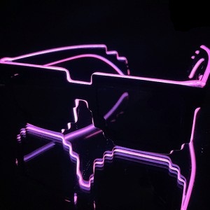 Anteojos 8 BIT LED Rosa XLL18RS