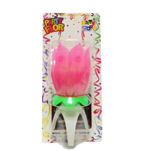 Vela Flor Rosa VPF