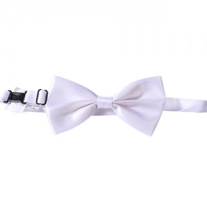 Moño de Tela Blanco MOBL