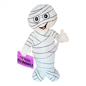 Inflable "Momia OK" 1.2 metros Led DEINHA004