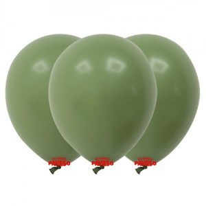 Globo de Latex 12" VINTAGE Musgo x 25un GL12VMUS