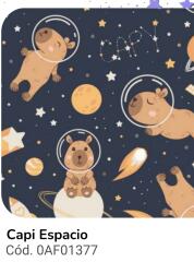 Pap de Regalo Capibara ESPACIO x 10 un AF1377