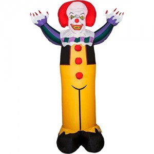 Inflable Payaso Maldito 3.6mt  6 Led DEINHA022