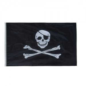 Bandera Pirata Jolly Roger HD348