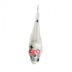 Calavera Momia Envuelta con Luz 50x13x18 HD626