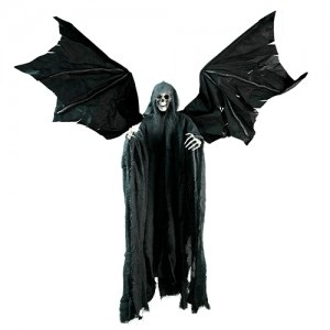 Muerte alada del Olvido con Luz Sonido y Movim 92x80x12 HD755