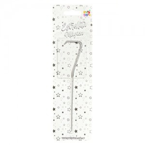 Velas Sparkles Nº7 Plateado VNEPL7