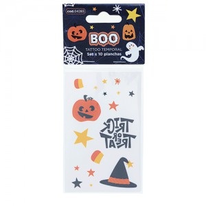 Tattoo Temporal BOO x 10  STT101