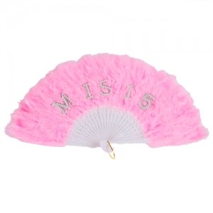 Abanico Mis Quince Rosa ABA08