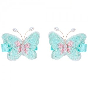 Broche Mariposa Verde Pastel x 2u ACC013