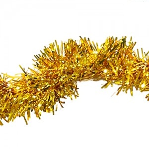 Boa Navideña Festiva Dorada NA114