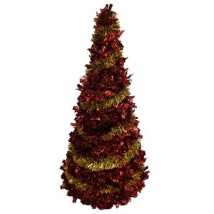 Arbolito Bicolor Rojo Dorado 25cm NA153