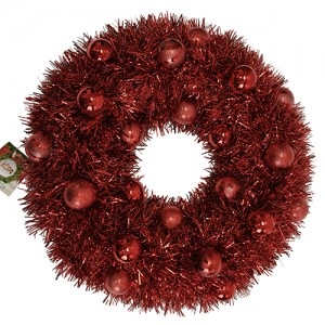 Corona Tinsel Full Roja 38cm NA171