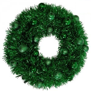 Corona Tinsel Full Verde 38cm NA172