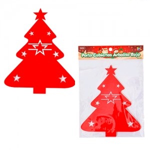 Portacubiertos Arbolito Rojo NA185
