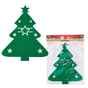 Portacubiertos Arbolito Verde NA186