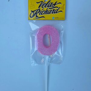 Vela Numero 0 Gibre Rosa (en Blister) 5cm caja x 20un