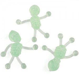 Esqueletos Sticky rillan en la oscuridad x 8un JUG24