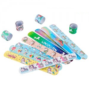 Pulsera Slap Unicornio x 10un JUG58