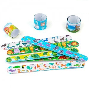 Pulsera Slap Animales x 10un JUG59