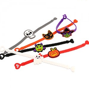 Pulseras Halloween x 6un JUG70