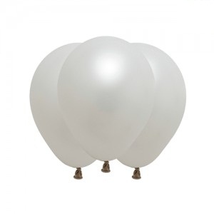 Globo 5" Standard Blanco x 50un  40106-011