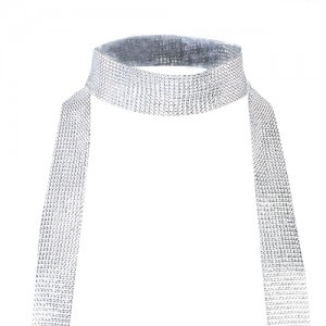 Bufanda Glam Plateada AC786