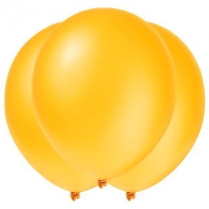 Globo 12" Decorador Mandarina x25u  GL12D MAN