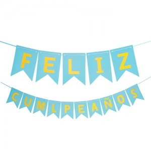 Banner con Stamping Celeste x 1un BAFCSCE