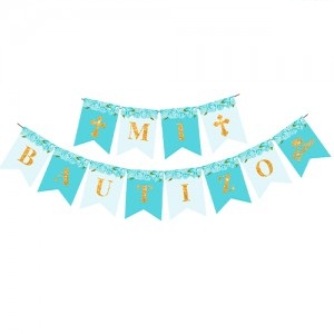 Banderin Mi Bautismo Celeste BAMBCE