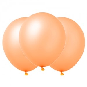 Globo 10" Fluo Naranja x 25un  GLF10NA
