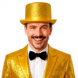 Galera Dorada Glitter  GO228