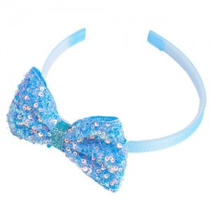 Vincha Moño Celeste VI56