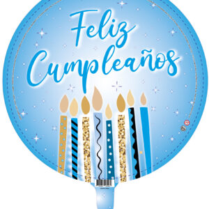 Globo 22" Feliz Cumpleaños Azul GP22P002