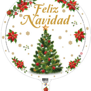 Globo 22" Feliz Navidad GP22P006