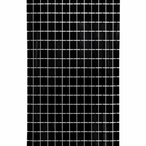 Cortina Rectangulos Negro100x200cm GUCOSQNG