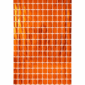 Cortina Rectangulos Naranja100x200cm GUCOSQNJ