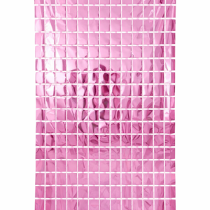 Cortina Rectangulos Rosa100x200cm GUCOSQRS