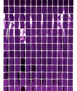 Cortina Rectangulos Violeta 100x200cm GUCOSQVI