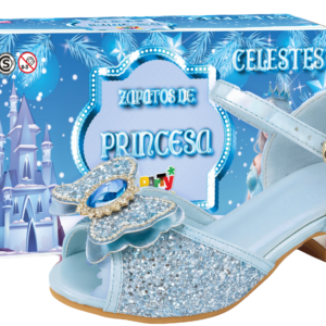 Zapatos de Princesa Celeste Talle 26 (3-4 años) ZAP01