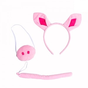 Set Cerdita (nariz cola y vincha) AC789