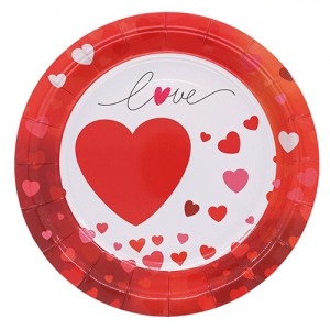 Plato Love Enamorados x 6un  DPC109