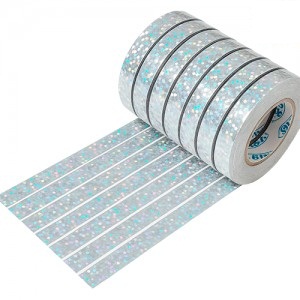 Cinta Hilo para rizar Plata Holografico 100un x 10mts GACH10PL