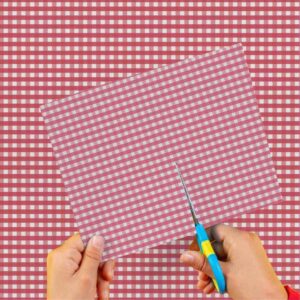 Cartulina Cuadrille Rosa-Rojo 50x65cm  x 10un EI2603-21