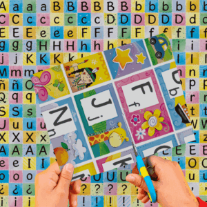 Cartulina Letras 50x65 cm  x 10un EI2659-11